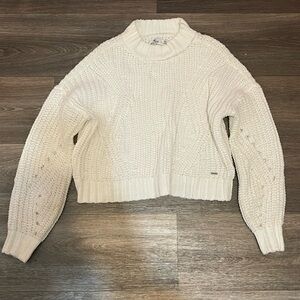 White Hollister sweater